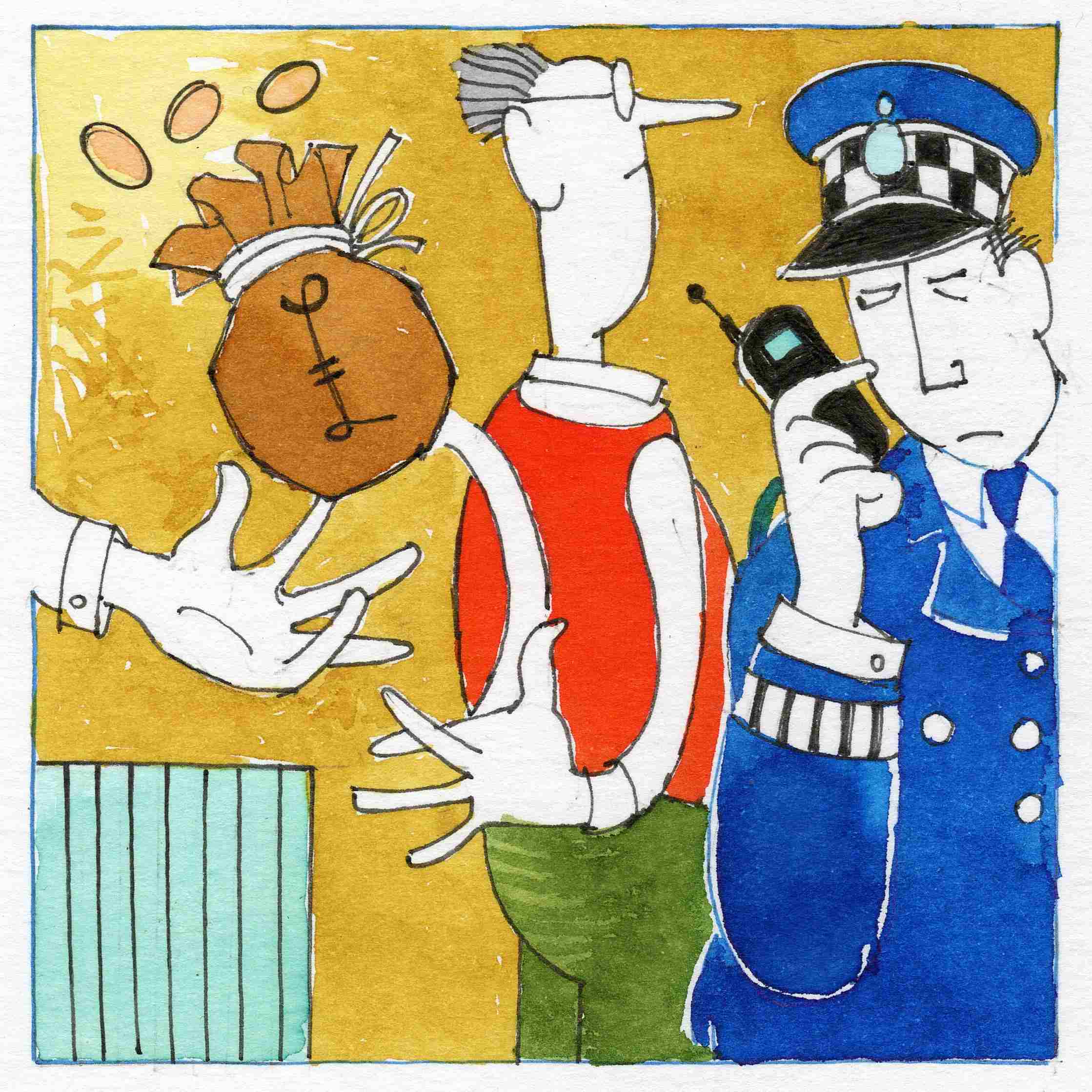 To receive and keep, usually for the purpose of reselling, stolen goods.